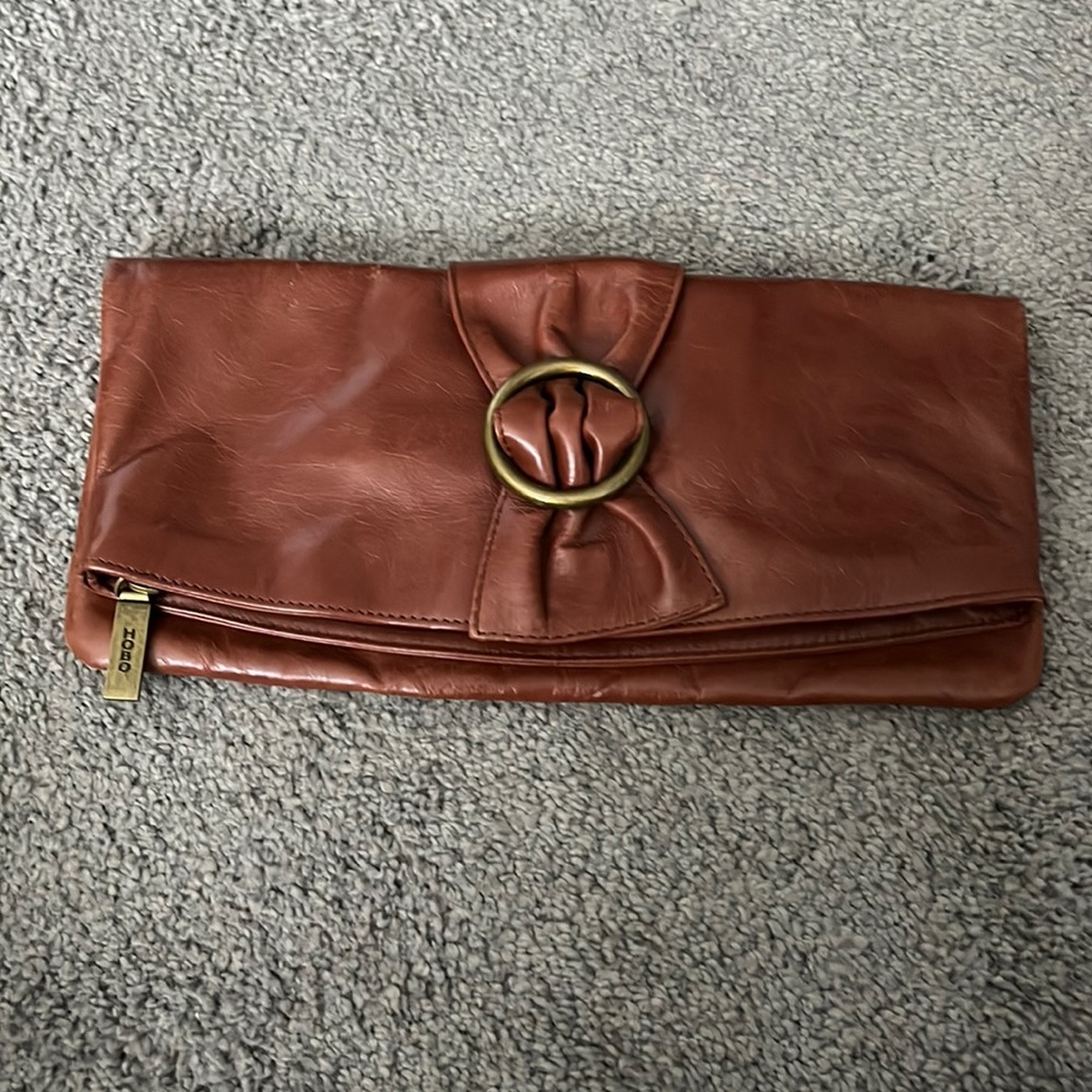 Hobo brown clutch